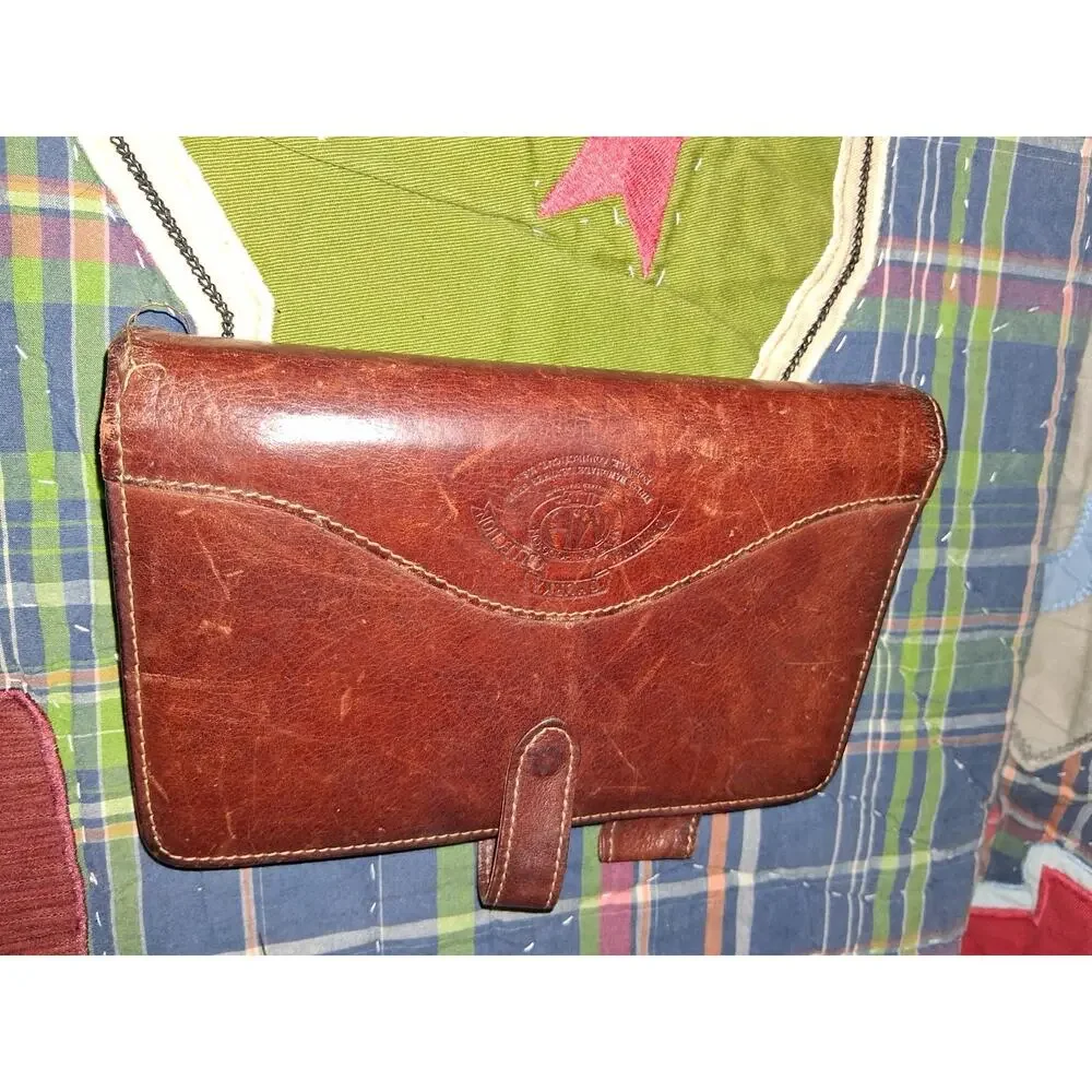 VTG Ghurka Original Collection Leather Agenda Ring Binder Organizer Planner...
